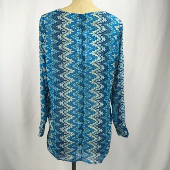 B2G1 The Limited Sheer Pullover Blouse Shirt XL - Picture 2 of 6